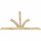 Ekena Millwork Richland Rough Sawn Timber Gable Bracket, Douglas Fir, 72"W x 48"H x 2"D x 4"F, 16/12 Pitch GBW072X48X0204RIC00RDF - alternate 4